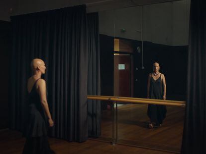 Goretti Narcís en un fotograma del documental "El techo amarillo", de Isabel Coixet, (2022).