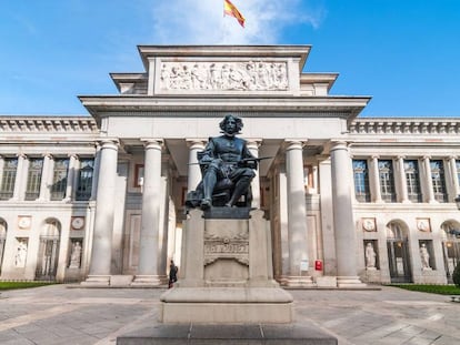 Fachada del Museo del Prado en Madrid.