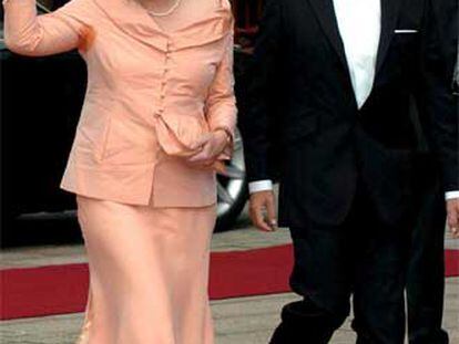 Merkel y su marido, Joachim Sauer, el pasado julio en el festival de Bayreuth.