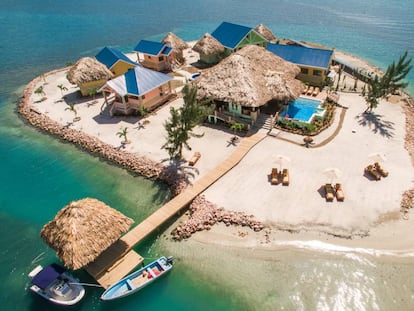 Una isla privada en Belice disponible en ThirdHome. 