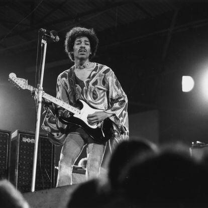 Jimi Hendrix, en agosto de 1970.