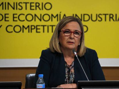 Irene Garrido, secretario de Estado de Econom&iacute;a. 