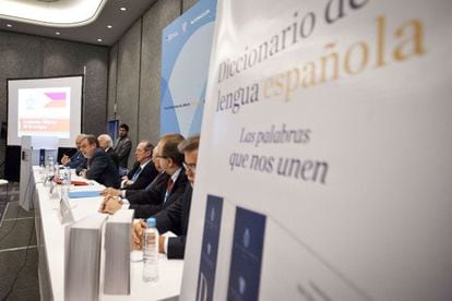 Presentación de la 23a edición del Diccionario de la Lengua Española.