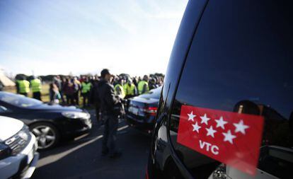 Huelga de taxi este miércoles en Madrid.