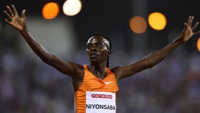 La atleta de Burundi Francine Niyonsaba, una de las favoritas de la San Silvestre Vallecana.
