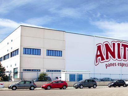 Exterior de las instalaciones productivas de Anitin en Carlet (Valencia).