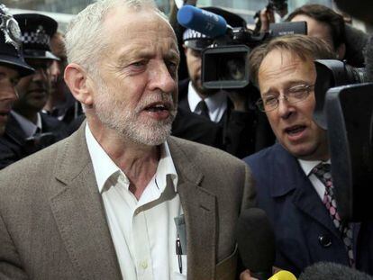 El l&iacute;der de los laboristas, Jeremy Corbyn, este martes.