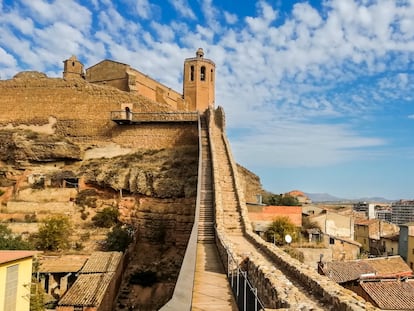 La sinuositat de la muralla de Balaguer.