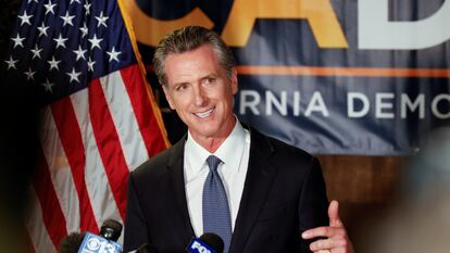 Gavin Newsom habla tras el cierre de los colegios en California.