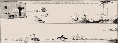 Viñetas de 'Krazy Kat', de George Harriman, editado por La Cúpula.