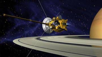 Maniobra de aproximación de Cassini a Saturno.