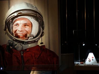 Imagen de una exposición dedicada a Yuri Gagarin en Moscú, en 2011.