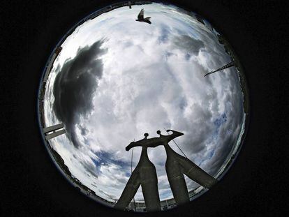 Monumentos en Brasilia.