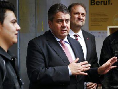 El ministro de Econom&iacute;a alem&aacute;n, Sigmar Gabriel, el pasado diciembre en Berl&iacute;n.