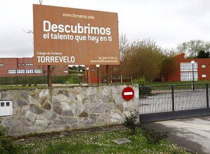 Colegio cántabro Torrevelo, que acaba de perder la subvención pública porque sólo admite a varones.