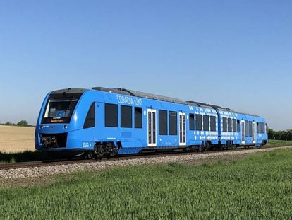 Tren de hidrógeno Coradia iLint desarrollado por el fabricante francés Alstom. 