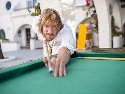 Ken Appledorn, durante un momento de la entrevista, en Cádiz.