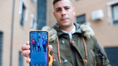 Miguel, padre de tres los tres niños desaparecidos de su casa de acogida en Aranjuez.
Foto: Inma Flores