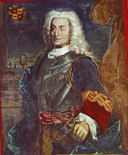 Retrato del almirante Blas de Lezo.