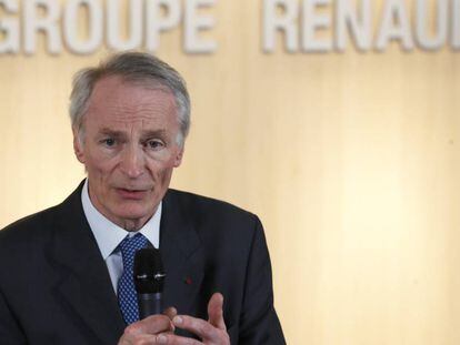 Jean-Dominique Senard, presidente de Renault, el pasado 24 de enero. 