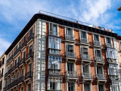 Un edificio de viviendas en Madrid. Getty