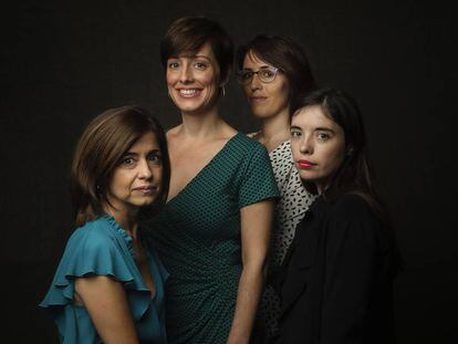 De izquierda a derecha, Marta Orriols, Marta Carnicero, Eva Baltasar y Luna Miguel.