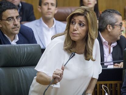 Susana Díaz, en su tercera votación.