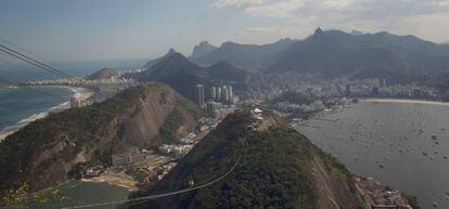 Vista de Río de Janeiro desde el morro Pan de Azúcar.
