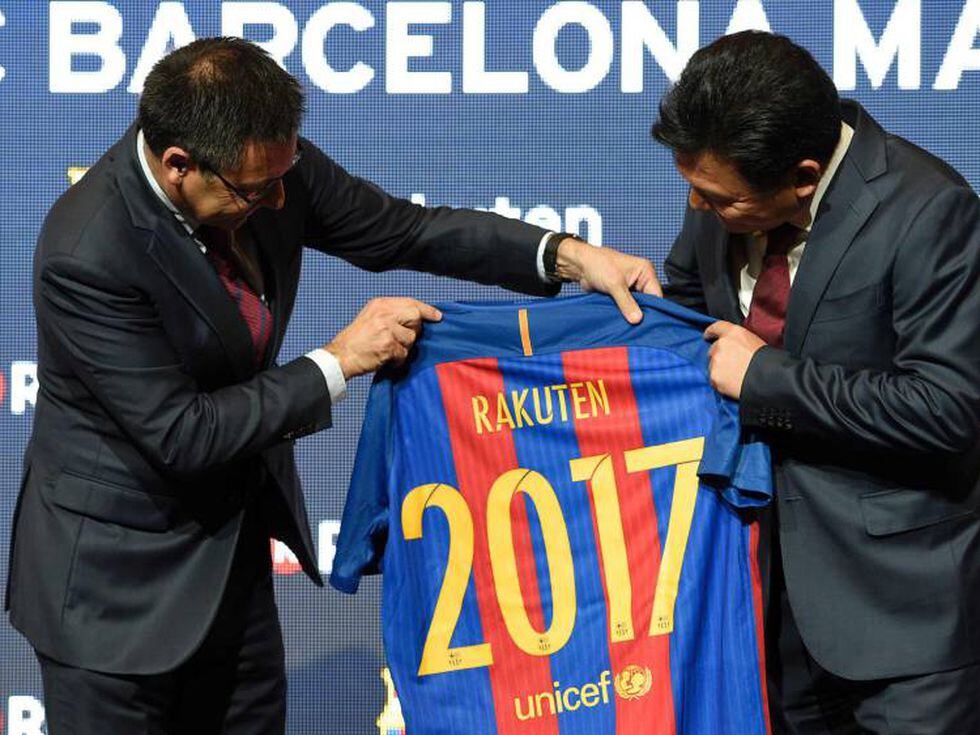 FC Barcelona: Rakuten patrocinará al Barça por 55 millones de euros | Deportes | EL PAÍS