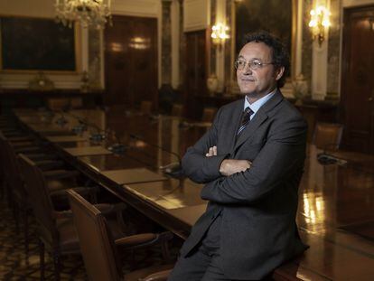 El fiscal general del Estado, Álvaro García Ortiz, el jueves en la sede de la Fiscalía, en Madrid.