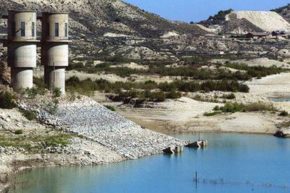 Imagen del pantano de la Pedrera, en Orihuela (Alicante), otra de las zonas afectadas por la sequía.