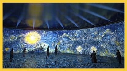 Sala de la exposición ‘El mundo de Van Gogh’.