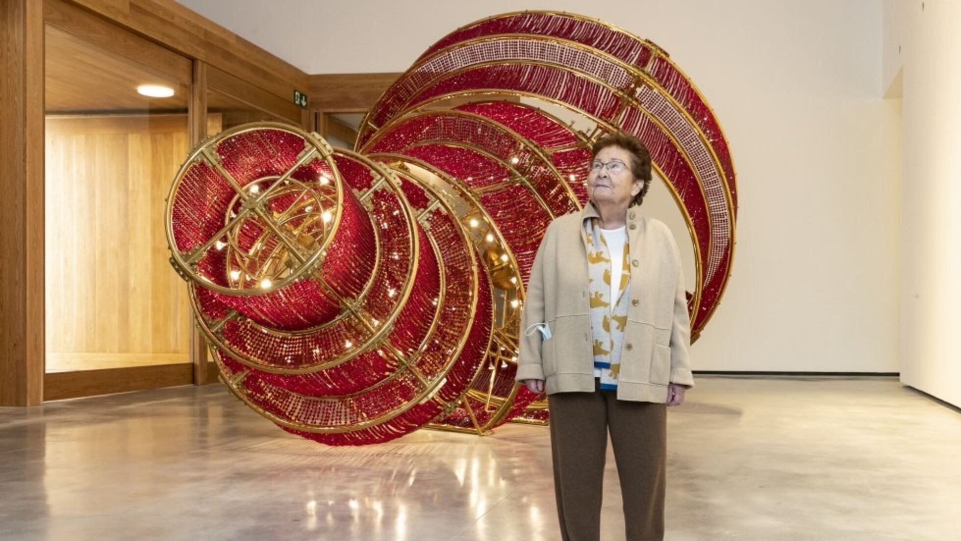 Helga de Alvear en el Museo