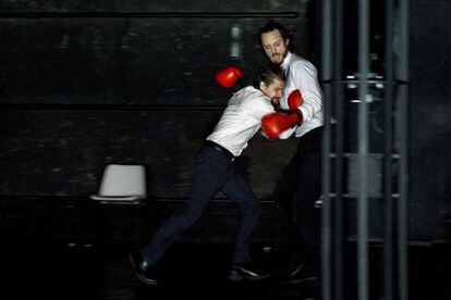 Escena de la versión de Álex Rigola de 'Coriolano', de Shakespeare.