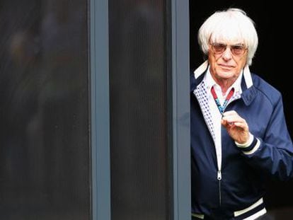 Bernie Ecclestone, due&ntilde;o de la f&oacute;rmula 1.