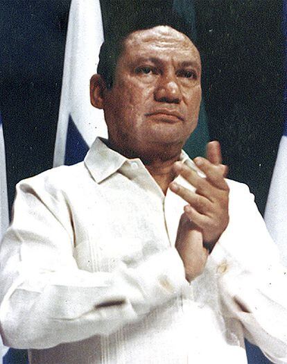 El ex dictador panamaño en una imagen de 1989