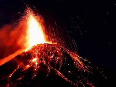 Volcan De Fuego En El Pais