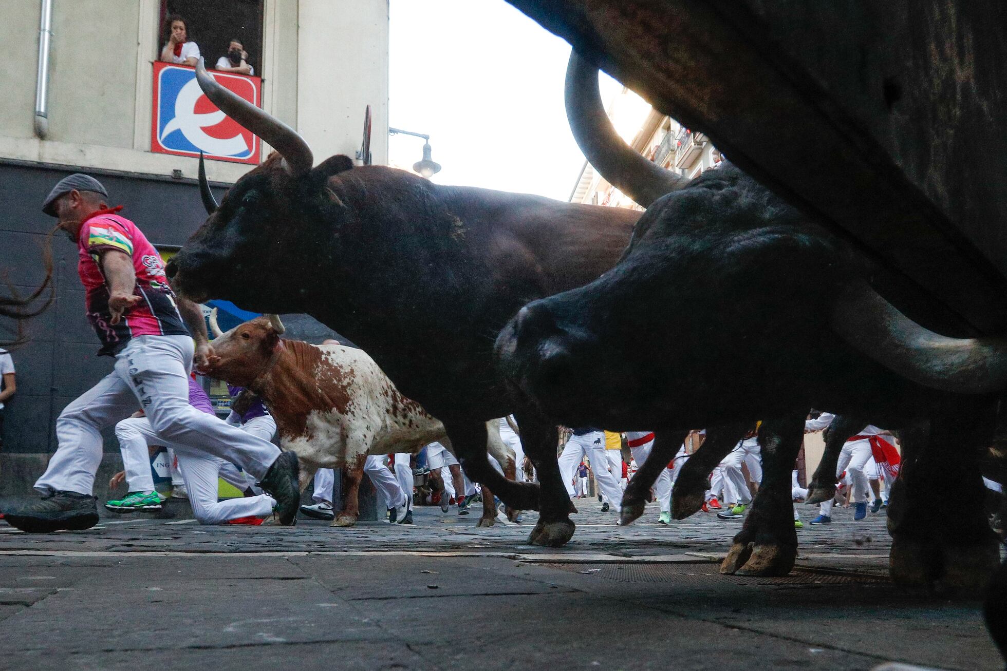 Sanfermines El quinto encierro de San Fermín 2022, en imágenes El