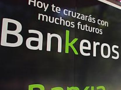 Cartel publicitario de Bankia