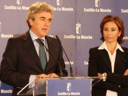 Leandro Esteban y Marta García de la Calzada durante la rueda de prensa.