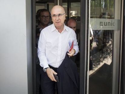 Josep Antoni Duran Lleida abandona la reuni&oacute; d&#039;Uni&oacute;. 
