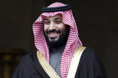 El príncipe saudí Mohamed bin Salmán, el pasado abril en París.