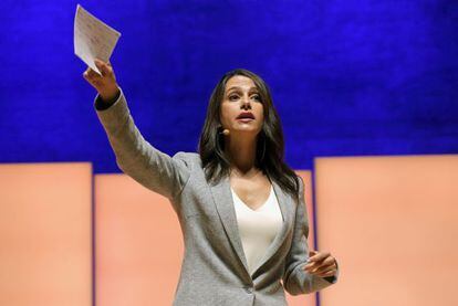 La candidata de C&#039;s a la presidencia de la Generalitat, In&eacute;s Arrimadas.