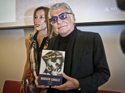 Roberto Cavalli, en la presentaci&oacute;n de su biograf&iacute;a.