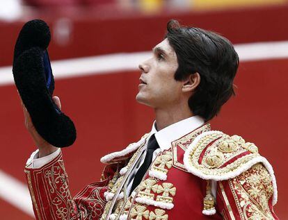 Sebastián Castella, en la plaza de toros de Pamplona, el pasado 13 de julio.
