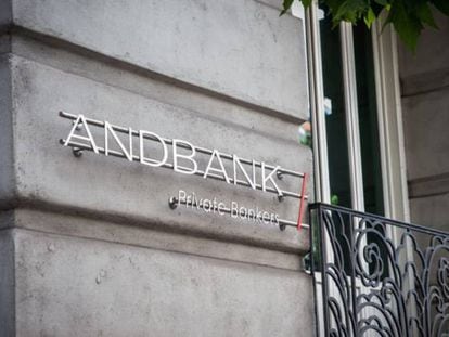 Fachada de la sede de Andbank en España