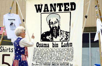 Un cartel de busca y captura de Osama Bin Laden en EE UU.