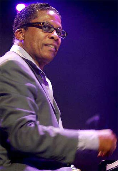 Herbie Hancock, en una actuación en Montreaux en 2002