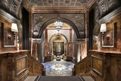 ‘Lobby’ del Kimpton Fitzroy, en Londres