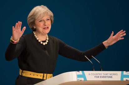La primera ministra británica, Theresa May